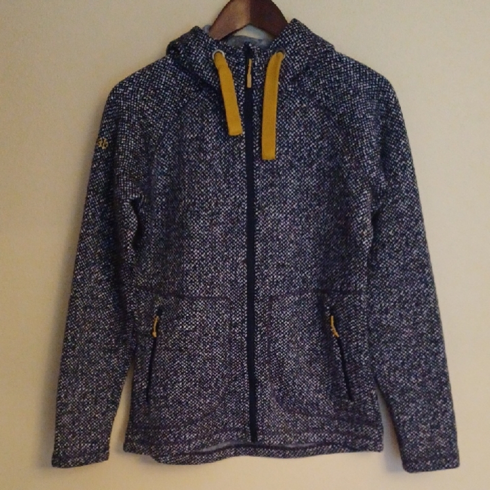 Rab Amy Hoody Hoodie Full Zip Fleece Jacket SZ M Navy White Outdoor - Picture 2 of 16
